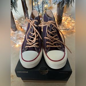 Converse Chuck Taylor All Star High Top Lux Hidden Wedge Black Cherry Sneakers